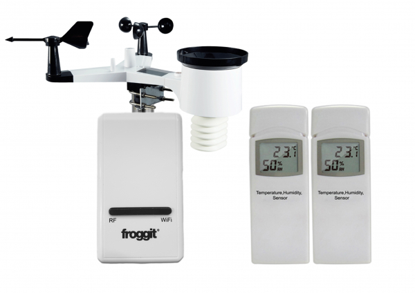 DP1500 Wi-Fi Weather Server USB Dongle incl. 2 x DP50/WH31A & WH3000SE All-in-One outdoor sensor